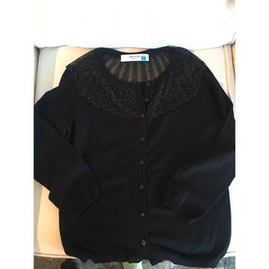 Black Anthropologie Cardigan